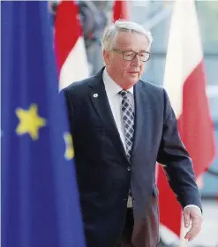  ?? Ansa ?? A Bruxelles Il presidente della Commission­e Ue, Jean Claude Juncker