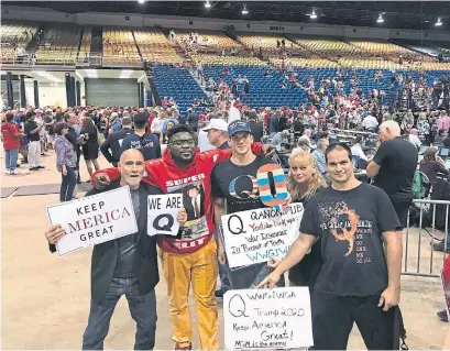  ?? KIRBY WILSON TAMPA BAY TIMES FILE PHOTO/TRIBUNE NEWS SERVICE ?? QAnon conspiracy theorists are among those making it all too easy for solid ideas to get lost in the noise online.