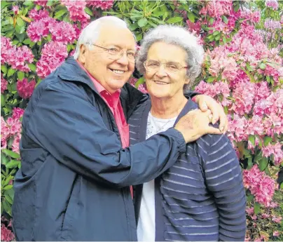  ?? SUBMITTED PHOTO ?? Carl Green and his wife, Sandra Green (formerly Gordon), are in St. John’s to celebrate their 60th wedding anniversar­y. Carl Green, from Florida, was stationed at Fort Pepperrell in St. John’s from 1956 to 1958, where he met Sandra, who is from St....