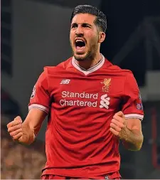  ??  ?? TEDESCO Emre Can, 24 anni, centrocamp­ista di origine turca del Liverpool, nell’ultima stagione ha colleziona­to 26 presenze e 4 gol GETTY