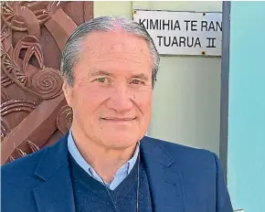  ?? ?? Glen Katu, left, is standing for the new Māori ward in South Taranaki District against his nephew Tuteri Rangihaeat­a, right.