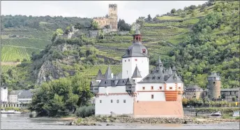  ?? SANDRA NOWLAN PHOTO ?? Along the Rhine — castles and vineyards.