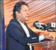  ?? PTI ?? Imran Khan said he has had a “good conversati­on” with PM Narendra Modi and “would be happy to talk to him any time”.