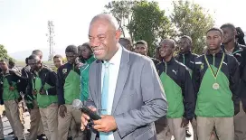  ?? FILE ?? Calabar High principal Albert Corcho has come under fire for seeking to bar underperfo­rming grade 10 students from being promoted to fifth form.