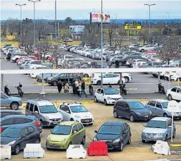  ?? (JOSÉ HERNÁNDEZ) ?? Desorden. Los autos se dejan en cualquier parte, sin respetar los espacios reservados para los vehículos.