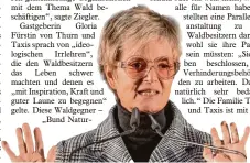  ?? Foto: Weigel, dpa ?? Gloria Fürstin von Thurn und Taxis