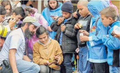  ?? CORTESÍA ÁLVARO MEJÍA (CRBO). ?? A los menores también se les enseña cómo conservar el ambiente.