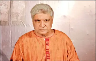  ??  ?? Javed Akhtar.