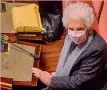  ?? LAPRESSE ?? Omaggio La senatrice a vita Liliana Segre, 90 anni: ha ricevuto gli applausi di tutta l’Aula