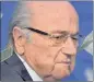  ??  ?? SEPP BLATTER