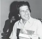  ?? PICTURES CLASSICS SONY ?? The documentar­y "Hallelujah: Leonard Cohen, a Journey, a Song" focuses on the legendary songwriter (seen here backstage on tour in 1974) and the influence and resonance of his oft-covered hymn "Hallelujah."