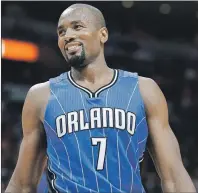  ?? AP PHOTO ?? Serge Ibaka is shown as a member of the Orlando Magic. The Raptors acquired the power forward Serge Ibaka on Tuesday for Terrence Ross and a 2017 first round draft pick.
