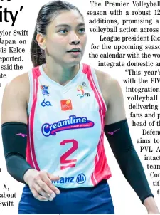  ?? PHOTOGRAPH COURTESY OF PVL PVL All-Filipino Conference. ?? ALYSSA Valdez and the Creamline Cool Smashers are determined to extend their dominance in the coming