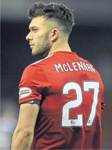  ??  ?? REMEMBER THE NAME: Connor McLennan, 19, says he couldn’t wait to sign his new deal with the Dons