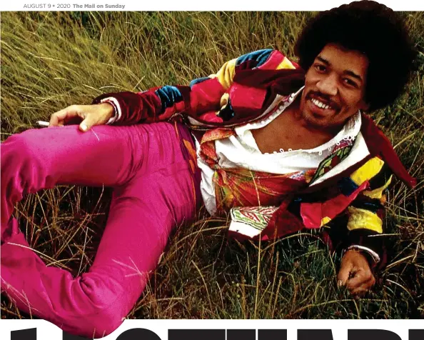  ??  ?? INSATIABLE: A smiling Jimi had hundreds, if not thousands, of lovers