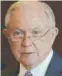  ??  ?? Attorney General Jeff Sessions