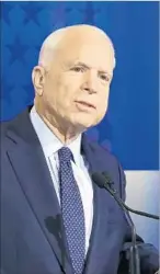  ?? Ross D. Franklin Associated Press ?? JOHN McCAIN pulled his support for Trump, who in turn accused the Arizona senator of being “very foul-mouthed.”