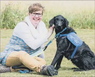  ?? PICTURES: SARAH BRABBIN. ?? LIFE-CHANGER: Andrea Jack with her dog Ruby, who is a trained support dog.