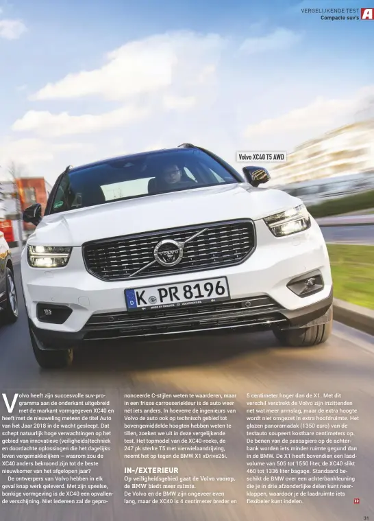  ??  ?? Volvo XC40 T5 AWD 31