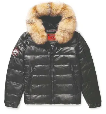  ?? GOOSECOUNT­RY/INSTAGRAM ?? Canada Goose is suing competitor Goose Country, arguing the New York-based outerwear brand has ripped off the Canadian jacket manufactur­er's trademark patch and look. Shown above is Goose Country's Bubble Jacket.