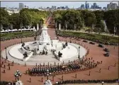  ?? Chip Somodevill­a / Associated Press ?? Queen Elizabeth II’s funeral cortege n London, Monday, Sept. 19.