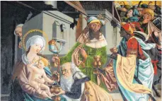  ?? FOTO: CHS ?? Dieses Jesuskind auf einem Altarbild in Mariapfarr soll Mohr angeblich zu der Zeile „... holder Knabe im lockigen Haar“inspiriert haben.