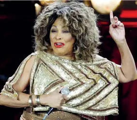  ??  ?? Stella del rock Tina Turner (81 anni), nome d’arte di Anna Mae Bullock, ha vinto 12 Grammy