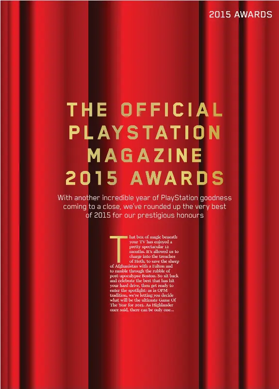 Pressreader Playstation Official Magazine Uk 15 11 The Official Playstation Magazine 15 Awards