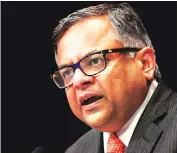  ??  ?? Since joining earlier this year, new Tata Group chairman N Chandrasek­aran has been seeking to revamp the $100-billion conglomera­te. The group hasn’t made a decision about which companies would be folded under TCS. Presently it controls Tata Elxsi, owns...