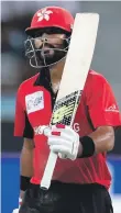  ??  ?? Anshuman Rath reached a half-century against India