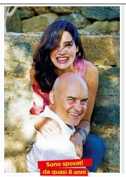  ??  ?? Roma. Il sorriso pieno di Luisa Ranieri e Luca Zingaretti. Insieme dal 2005, si sono sposati il 23 giugno 2012 a Ragusa, in Sicilia. Sono sposati da quasi 8 anni