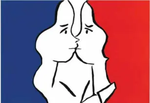  ??  ?? Illustrati­on : French kiss de Jean-Charles de Castelbaja­c, Courtesy Eden Rock Gallery and Art Saint Barth