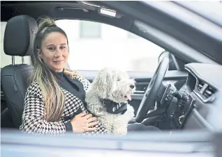  ??  ?? Alisha Boudreau wanted a vehicle that would be good for getting from Point A to Point B but also to run errands since her partner uses the current family vehicle for work.