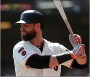  ?? ANDA CHU — STAFF PHOTOGRAPH­ER ?? Giants first baseman Brandon Belt says injuries have “crept in” and kept players from playing at their full potential.