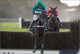  ??  ?? Daryl Jacob winning on Sceau Royal at Newbury on Sunday.