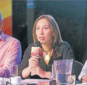  ??  ?? PARQUE NORTE. Ayer se reunieron unos ochenta dirigentes, que escucharon los discursos de Vidal y Larreta, que buscan su reelección, y del jefe de Gabinete, Marcos Peña.