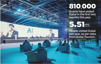  ??  ?? As was evident from socially-distanced live conference­s hosted by Dubai last year, business events are playing a vital role in showcasing the city as a safe venue for global gatherings.