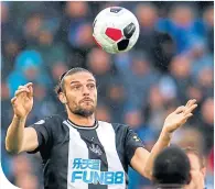  ??  ?? Newcastle United’s Andy Carroll