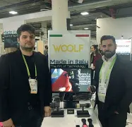  ??  ?? Ideatori Da sinistra, Matteo Bissoli e Federico Tognetti, inventori con Simone Camporeale della app «Woolf»