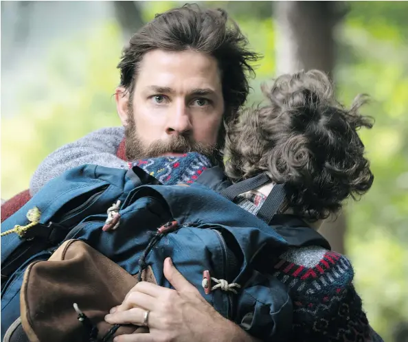  ?? — PARAMOUNT PICTURES ?? A Quiet Place, John Krasinski’s new thriller, is a terrifying story about parenthood and a family’s fight to survive.