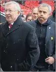  ??  ?? MEN UNITED: Sir Alex & Jose