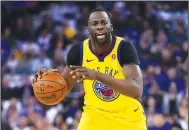  ?? JOSE CARLOS FAJARDO/TRIBUN E NEWS SERVICE ?? Golden State Warriors' Draymond Green (23), seen here during a game on March 8, on Monday became the latest in a long line of Warriors sidelined with injuries.