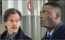  ?? CONTRIBUTE­D ?? Kevin Bacon and Aldis Hodge in “City on a Hill,” premiering on Showtime.