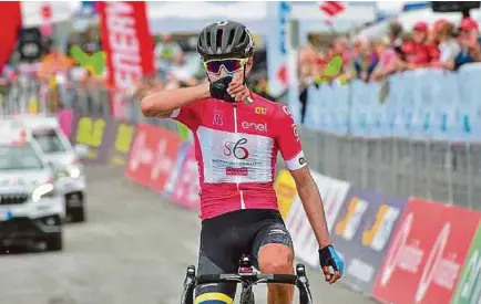  ?? GIRO SUB-23 ?? Camilo Ardila, hoy en el UAE Team, será uno de los representa­ntes que tenga Colombia en el Tour de L'avenir, en Francia.