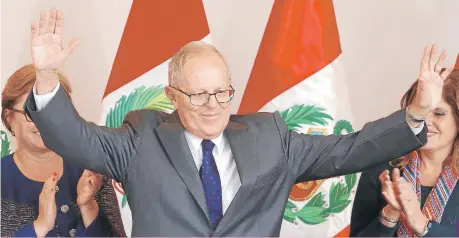  ??  ?? PEDRO PABLO KUZCYNSKI Presidente electo de la República del Perú