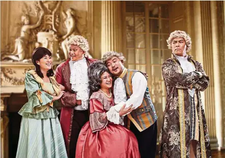  ??  ?? The Marriage Of Figaro by the Kuala Lumpur City Opera is a tale of intrigue, disguises, shocking revelation­s and intense drama. — Kuala Lumpur City Opera