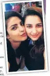  ?? PHOTO: INSTAGRAM/PARINEETIC­HOPRA ?? Priyanka Chopra (left) and Parineeti Chopra