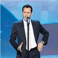  ?? J. SCOTT APPLEWHITE/AP ?? Millions of people around the world bought tickets for Puerto Rican superstar Marc Anthony’s first and only virtual concert Saturday night, which did not go on as planned.