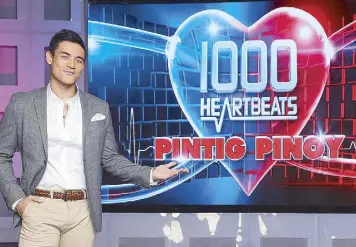  ??  ?? Billy Crawford (top) and Xian Lim make summer more fun and exciting as hosts of The Wall Philippine­s and 1000 Heartbeats-Pintig Pinoy, respective­ly.