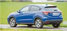  ?? Foto: Honda ?? Gefällig: die coupéhafte Linie des Honda HR V.